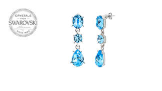 Pendientes colección Victoria con cristales Swarovski
